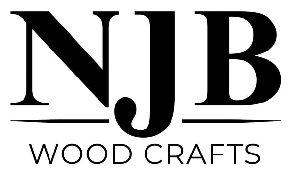 NJB Wood Crafts logo on a white background